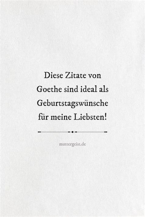 Spruch Geburtstag Goethe