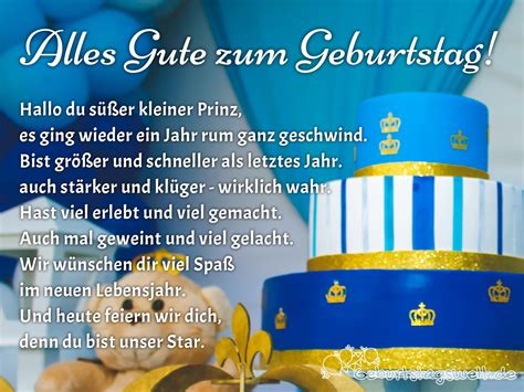 Spruch Geburtstag Junge