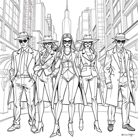 Spy Coloring Pages
