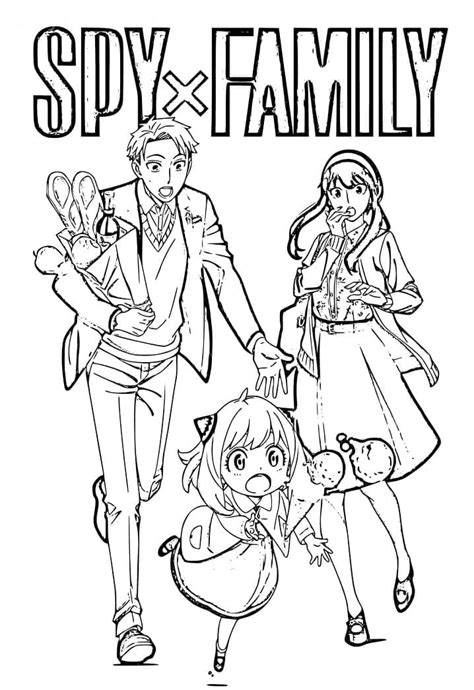 Spy X Family Coloring Pages