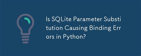 th?q=Sqlite Parameter Substitution And Quotes - Mastering Sqlite Parameter Substitution And Quotes