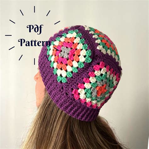 Square Beanie Crochet Pattern
