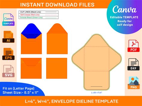Download Square Envelope Files