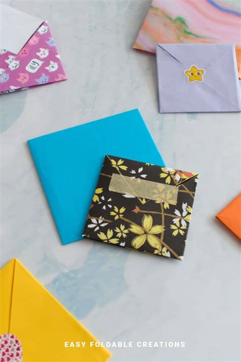Download Square Envelope Files For Crafts