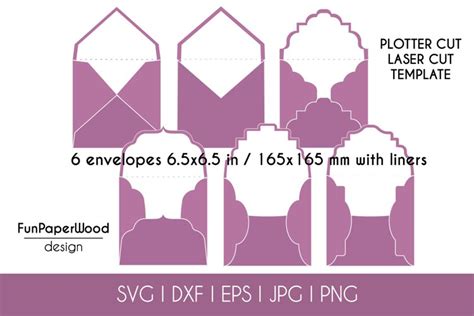 Download Square Envelopes DXF Files