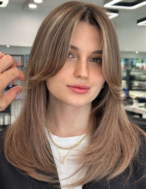 Square Face Long Hair Cut