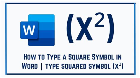 Square Foot Symbol In Word