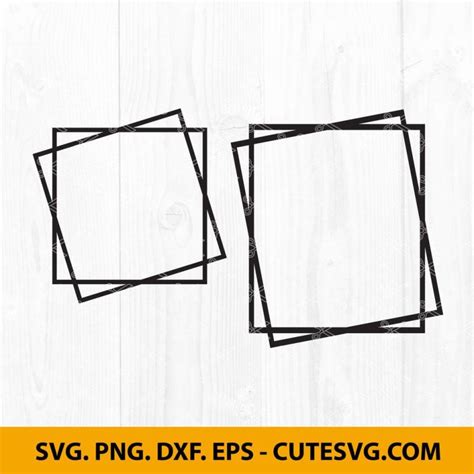 Download Square Frame Svg, Rectangle Frame Svg Cameo
