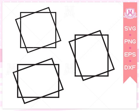 Download Square Frame Svg, Rectangle Frame Svg Commercial Use DXF Files