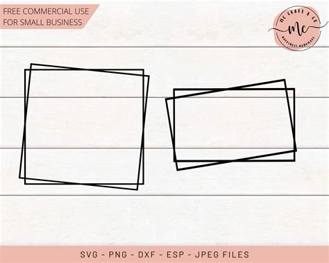 Download Square Frame Svg, Rectangle Frame Svg Cut Files