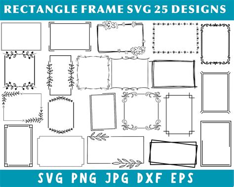 Download Square Frame Svg, Rectangle Frame Svg Images