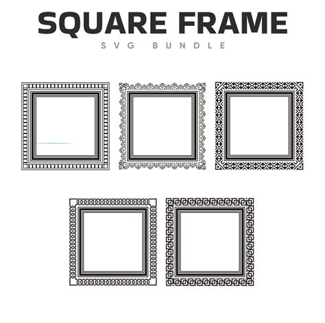 Download Square Frame Svg, Rectangle Frame Svg Printable