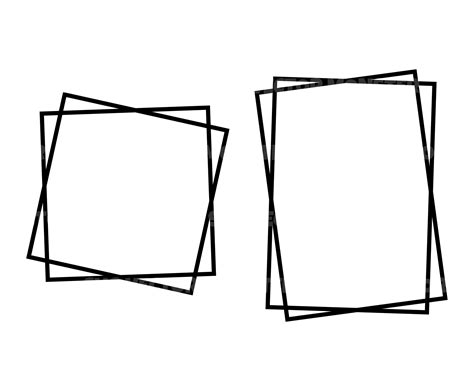Download Square Frame Svg, Rectangle Frame Svg Silhouette