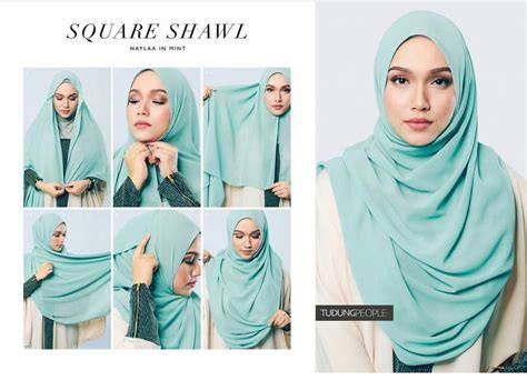 Square Hijab Tutorial