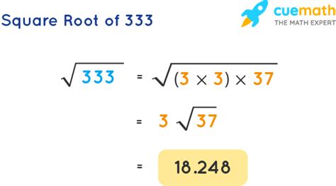 Square Root Of 333