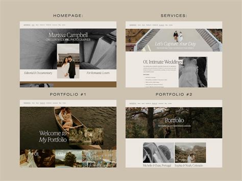 Squarespace Photography Website Templates