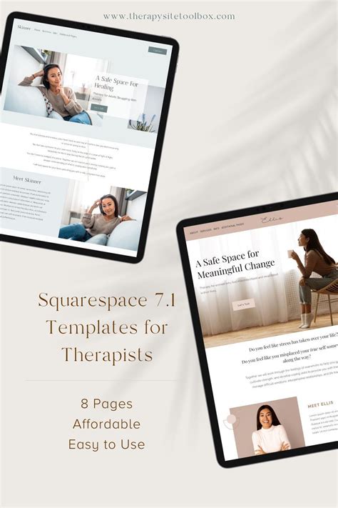Squarespace Templates For Therapists