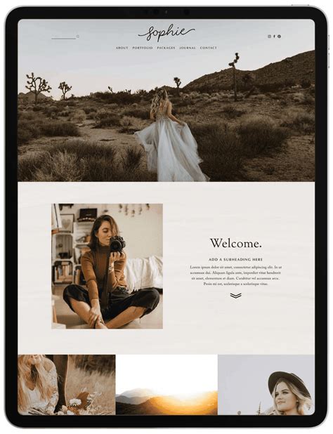 Squarespace Website Templates For Photographers