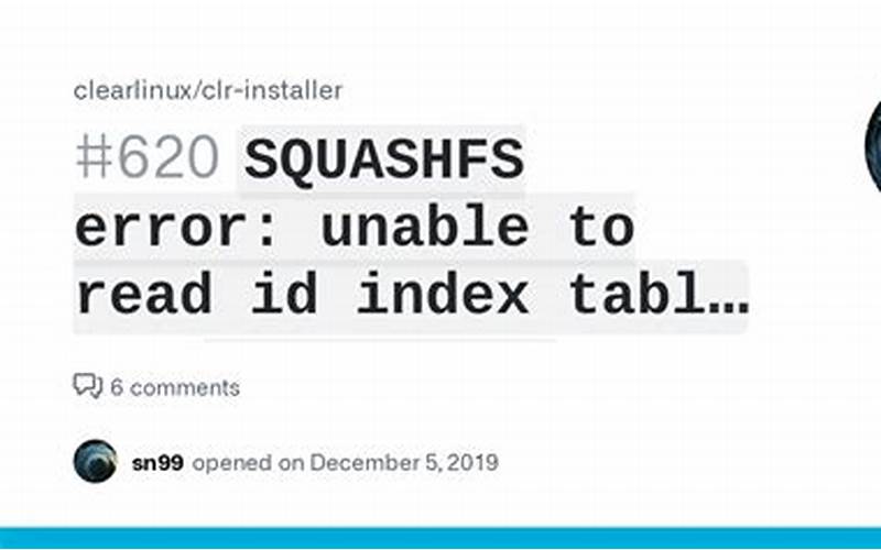 Squashfs Error Unable To Read Image