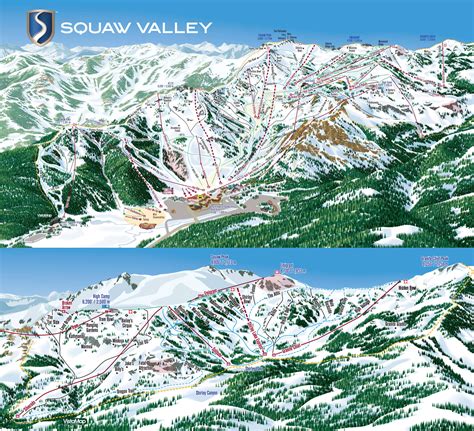 Squaw Valley Map Ski