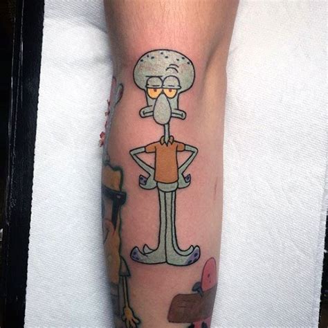 Squidward Tattoo