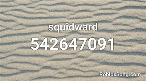 Squidward nose Roblox ID