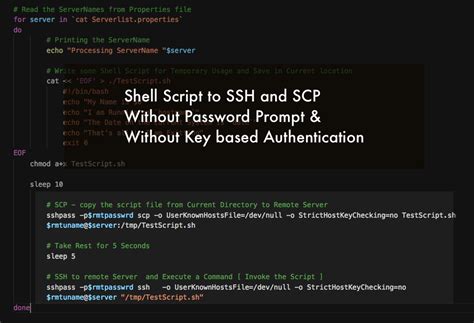 Ssh Command With Password In Shell Script