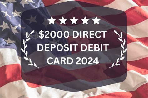 Ssi Direct Deposit Debit Card