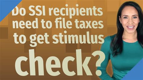 Ssi File Taxes For Stimulus