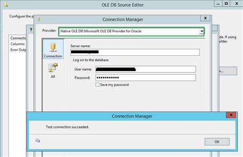Solved Getting SSIS to connect to oracle Test connection failed