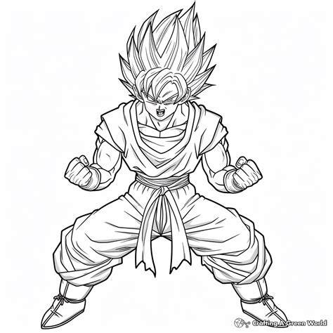 Ssj Goku Coloring Pages