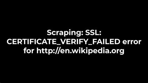 th?q=Ssl%3A%20Certificate verify failed%20Error%20When%20Scraping%20Https%3A%2F%2FWww.Thenewboston - Python Tips: How to Fix Certificate_Verify_Failed Error When Scraping HTTPS://www.thenewboston.com/