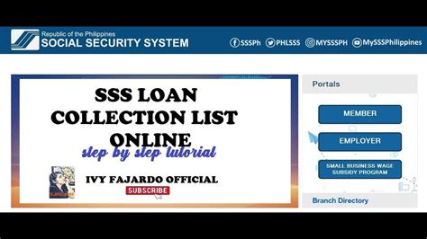 Sss Loan Payment Posting