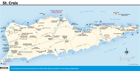 St Croix Map Of Island