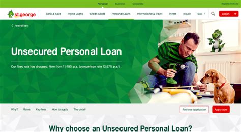 St George Bank Personal Loans