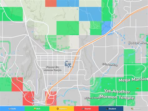 St. Utah (UT) Zip Code Map Locations, Demographics list of