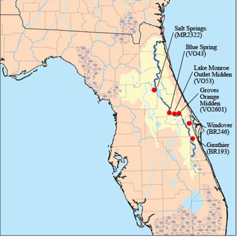 St Johns River Florida Map