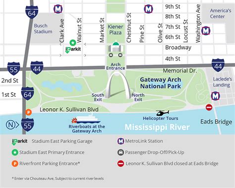 St Louis Arch Parking