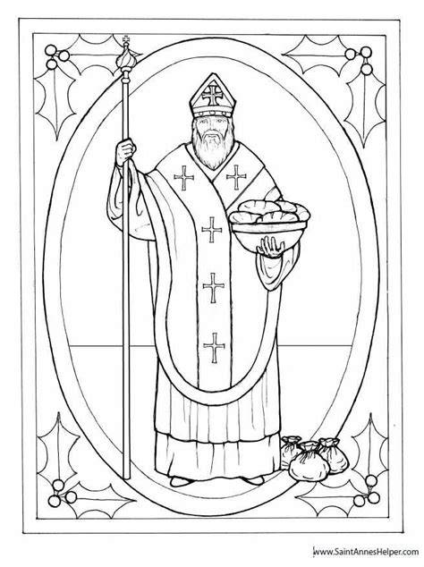 St Nicholas Coloring Page