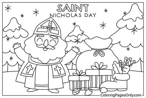 St Nicholas Day Coloring Pages