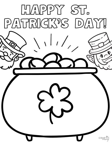 St Patrick Day Coloring Page