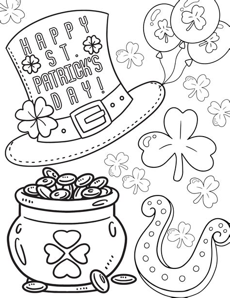 St Patrick Day Coloring Pages