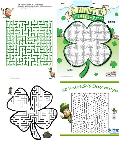 St Patricks Day Printable Games