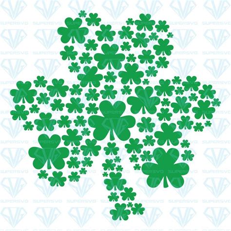 Download St Patricks Day SVG Bundle, Clover Svg Files DXF Files