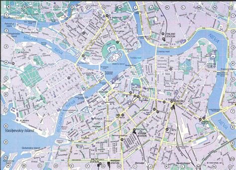 St. Petersburg Street Map
