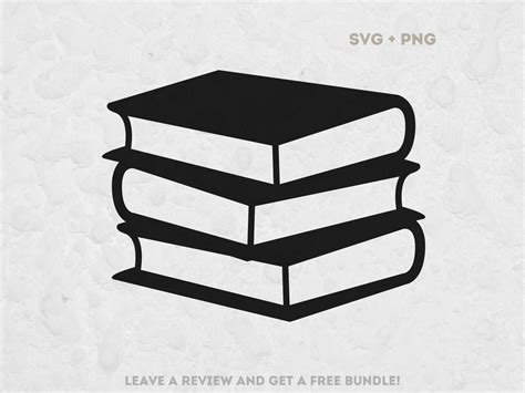 A Marvelous Assemblage of Knowledge: Free Stack of Books SVG for Your Creative Projects