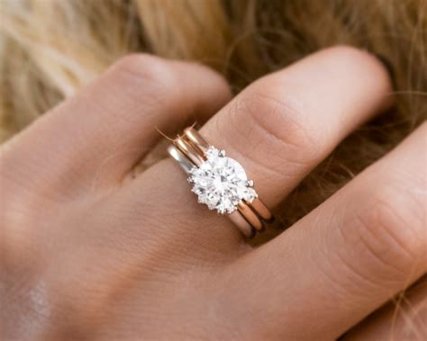 Stackable and Nested Wedding Rings