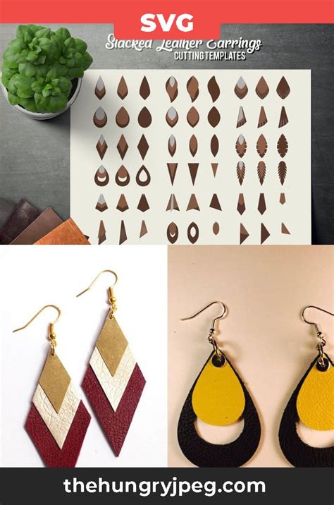 Download Stacked Earrings Bundle For Crafts