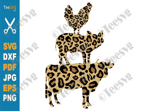 Download Stacked Farm Animals SVG File - SVG Design Cricut SVG Free PSD Mockups