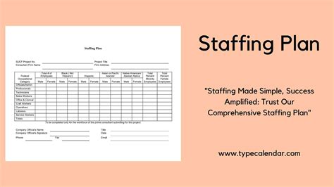 40 Effective Staffing Plan Templates (Excel & Word) ᐅ TemplateLab